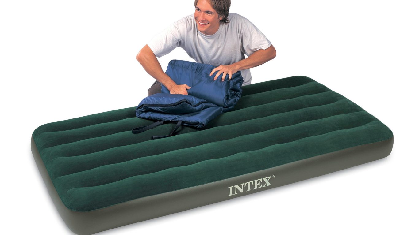 Надувной матрас intex prestige downy bed